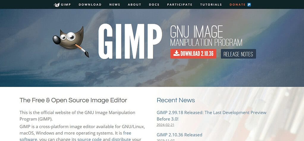 GIMP (Best Software To Design T Shirts)