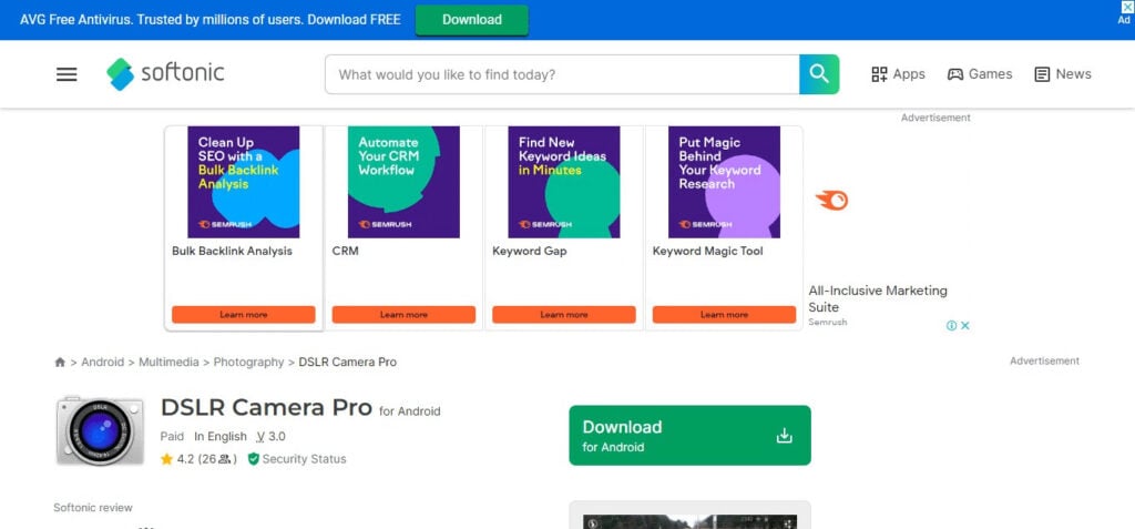 DSLR Camera Pro (Best Camera App For Android)