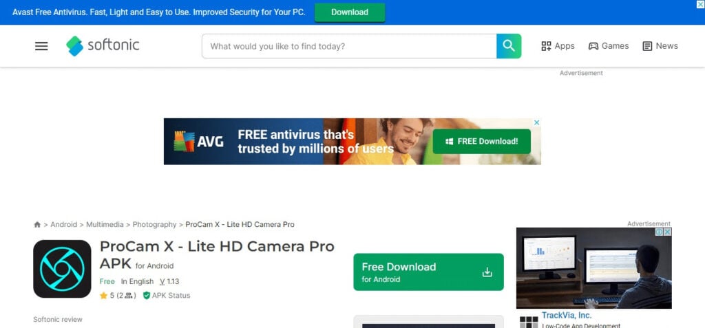 ProCam X (Best Camera App For Android)