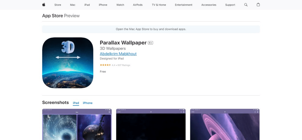3D Wallpaper Parallax
