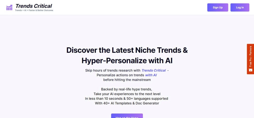 Trends Critical