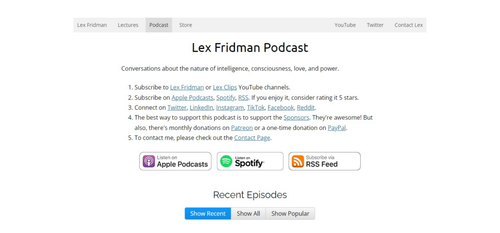 Lex Fridman