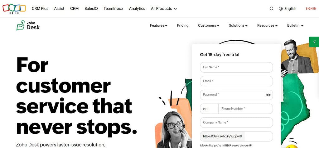 Zoho Desk