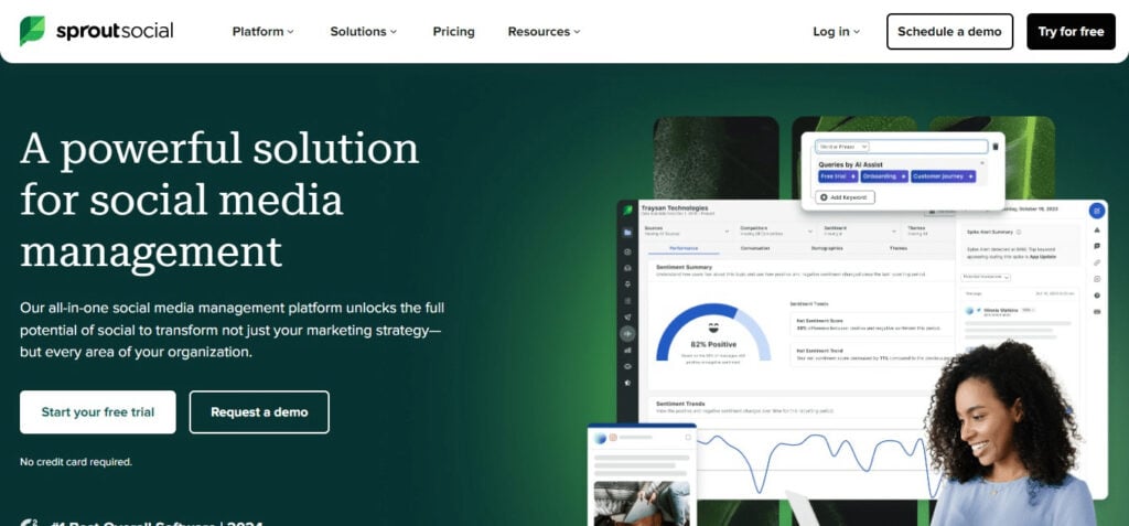 Sprout Social AI App For Social Media Posts
