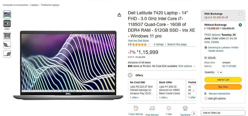 Dell Latitude 7420