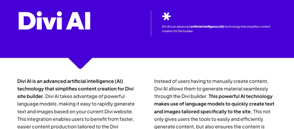 Divi AI