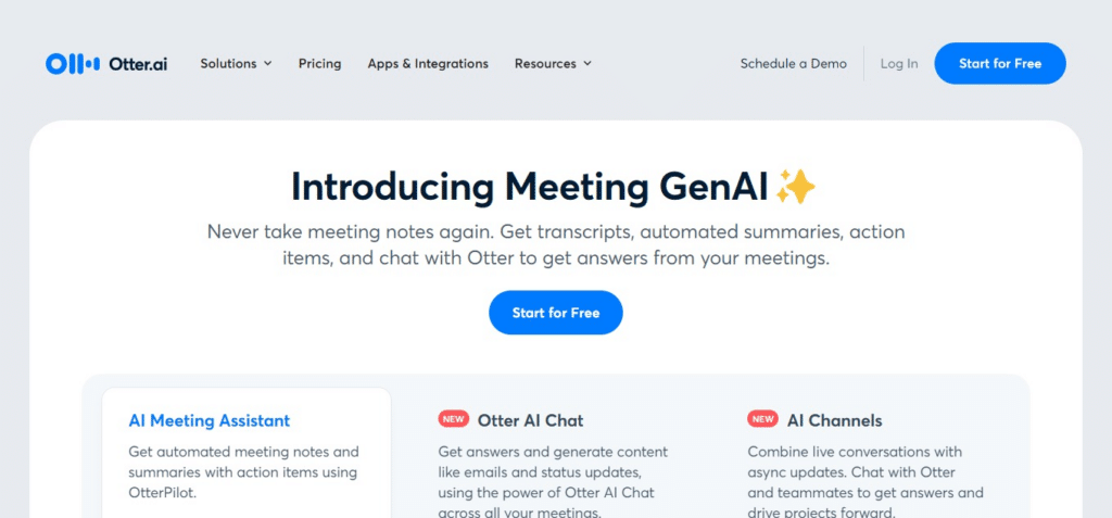 Otter.ai AI Tools For Journalists