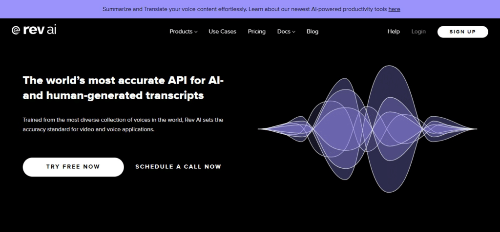 Rev AI AI Tools For Journalists