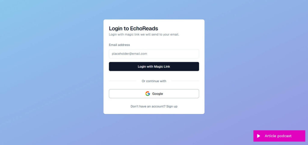 How Can I Register On This Echoreads AI Program ?
