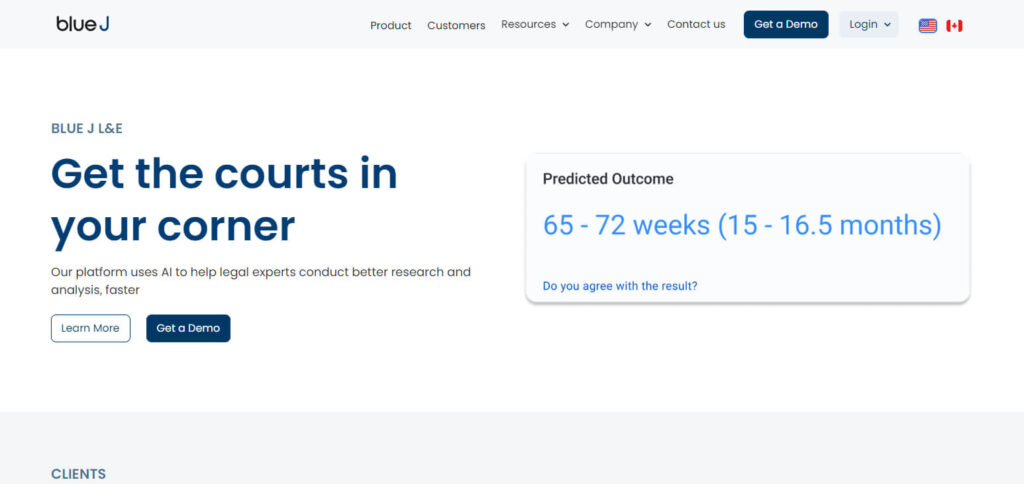 Blue J L&E Ai Tools For Your Lawsuit