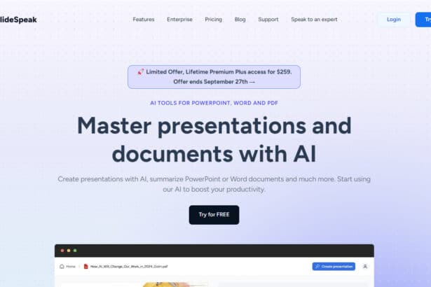 Slidespeak Ai Review For 2024 : Prices & Features: Most Honest Review