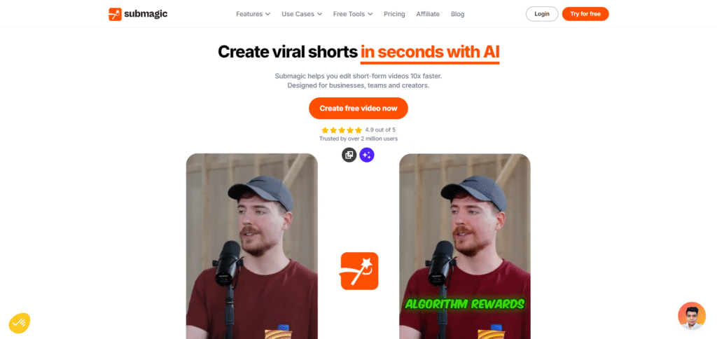 Submagic Best Ai Social Media Tools
