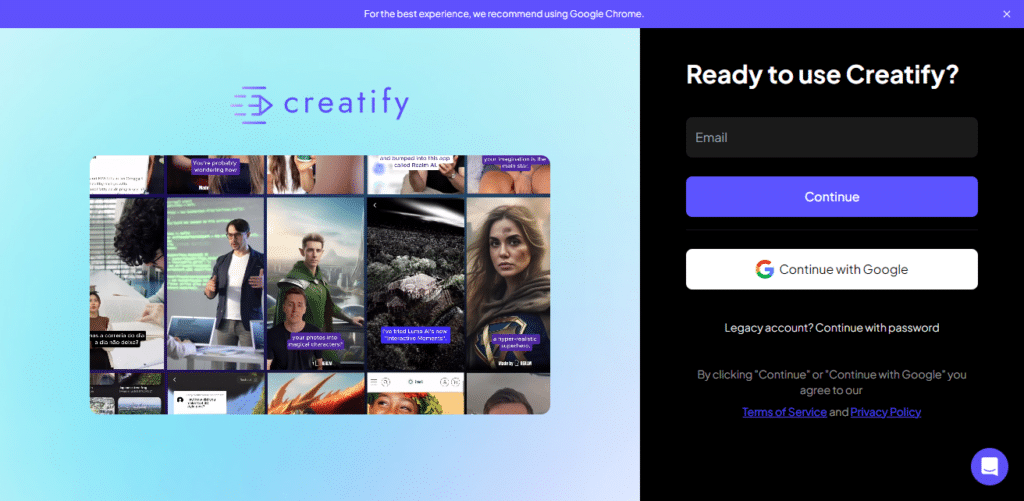 How Can I Register On This Creatify AI Program ?