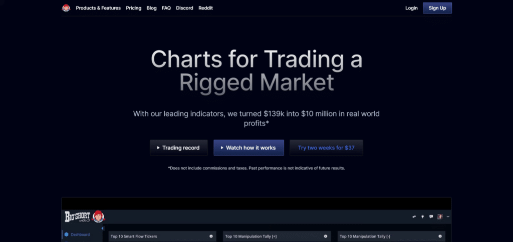 BigShort Best Ai Stock Market Trading Software