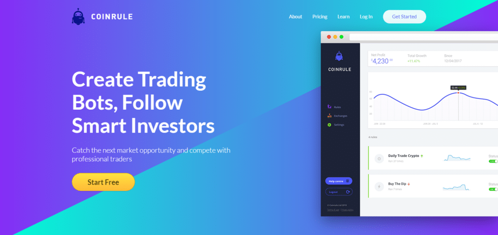 Coinrule Best Ai Stock Market Trading Software