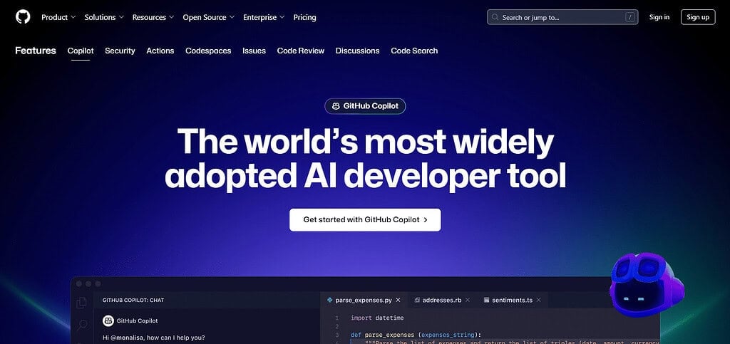 GitHub Copilot Best AI Business Plan Generators