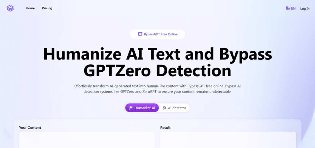 BypassGPT Best Ai Humanizer Free