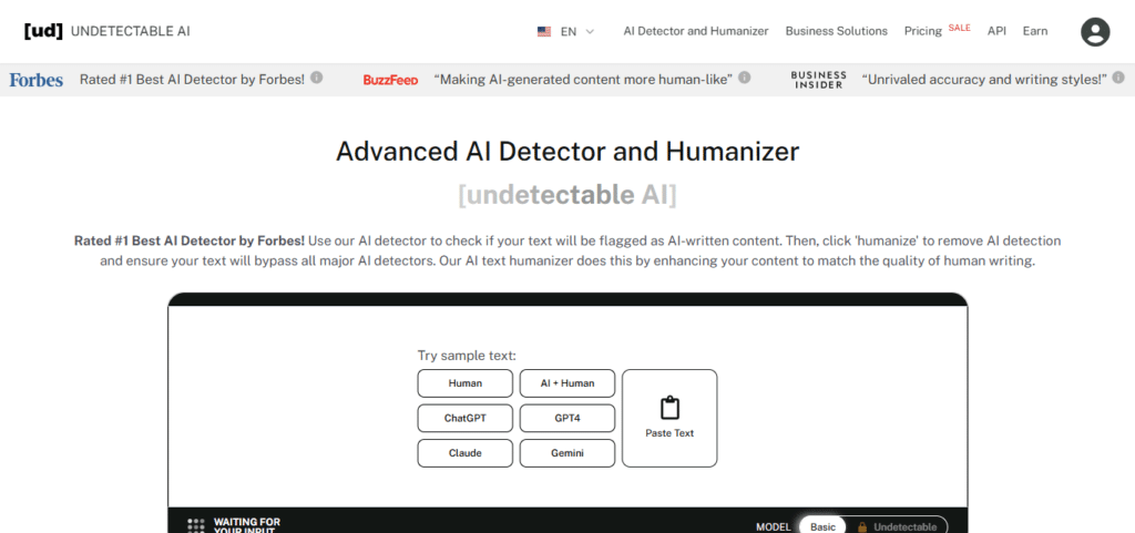 Undetectable AI Best Ai Humanizer Free