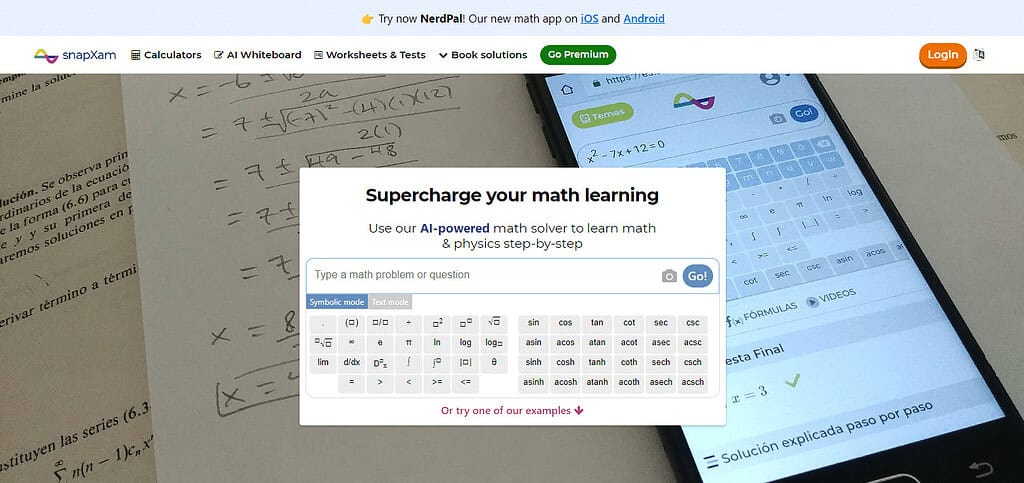 SnapXam Best Ai Math Solver Free