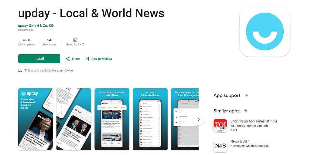 Upday Best Ai News Apps For Android