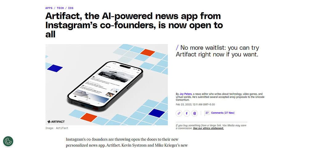 Artifact Best Ai News Apps For Android