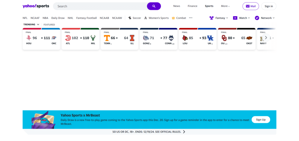 Yahoo Sports Best Ai sports Apps For Android