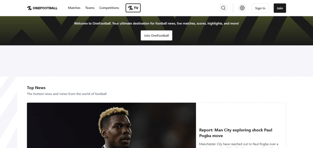 OneFootball Best Ai sports Apps For Android