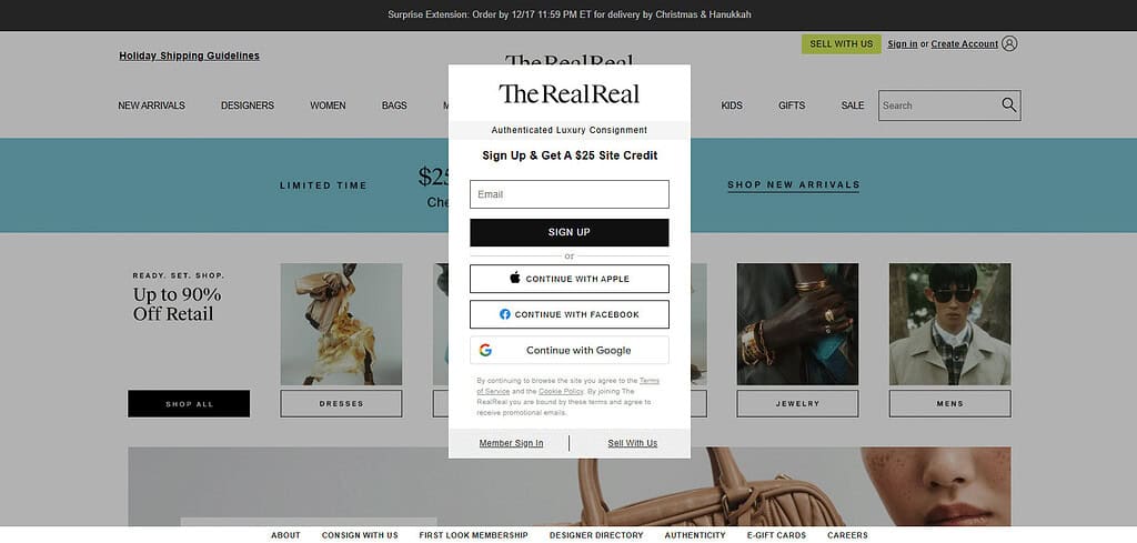 The RealReal Best Ai Shopping Apps For iPhone