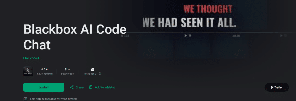 Blackbox AI Best Coding AI Training Apps