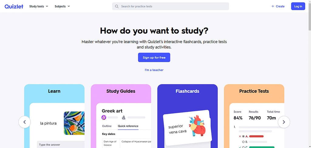 Quizlet Best Ai Education Apps For School
