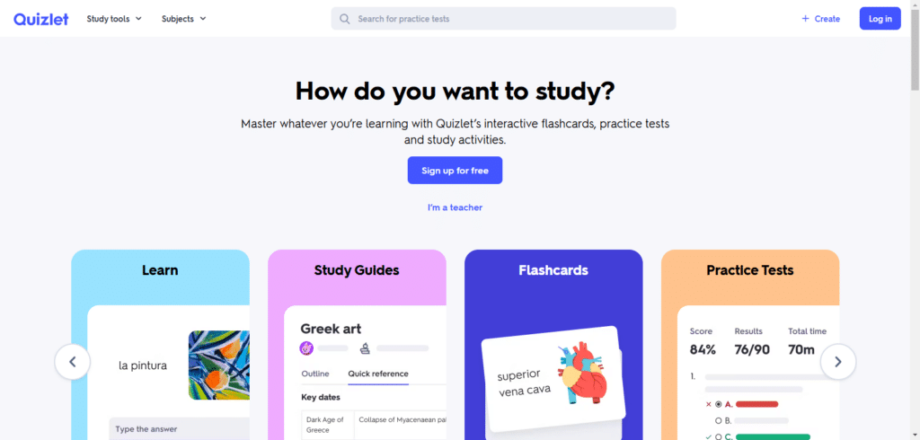 Quizlet Best Ai Education Apps For School