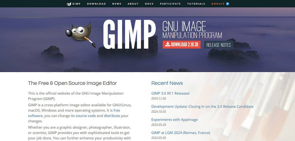 GIMP Best Software For YouTube Thumbnails