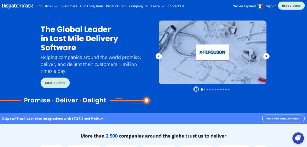 DispatchTrack Best Ai Parcel Delivery Apps