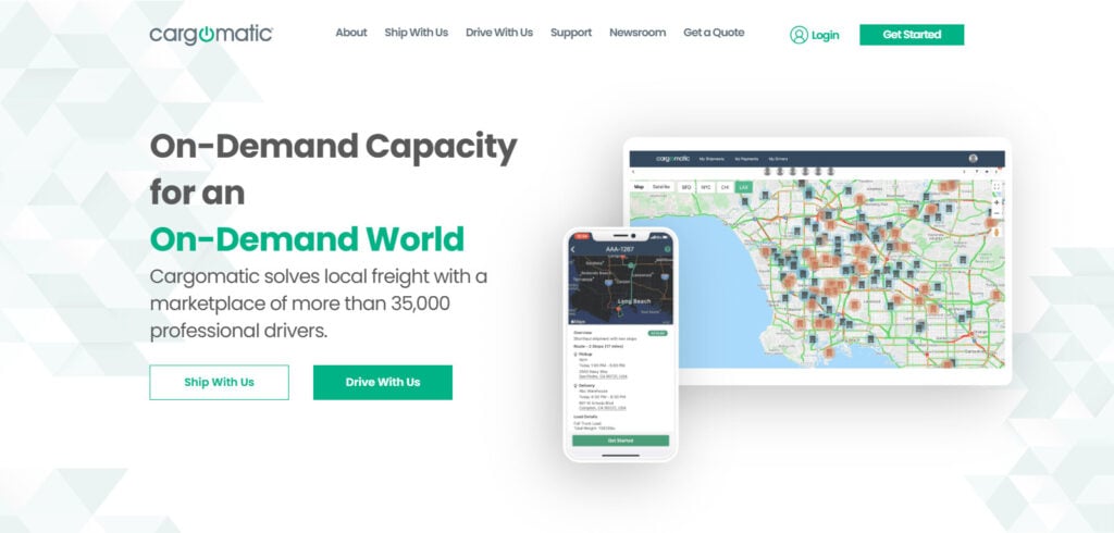 Cargomatic Best Ai Parcel Delivery Apps