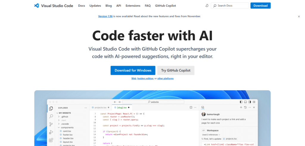 Visual Studio Code Best Software For Coding