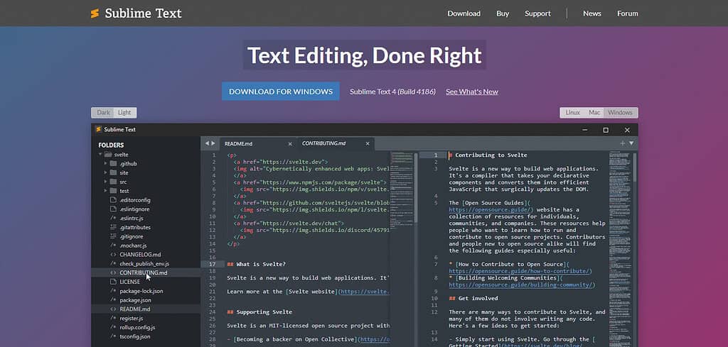 SublimeText Best Software For Coding