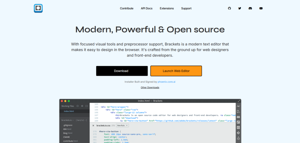 Brackets Best Software For Coding