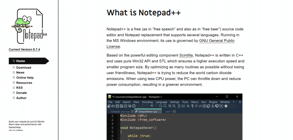 Notepad++ Best Software For Coding