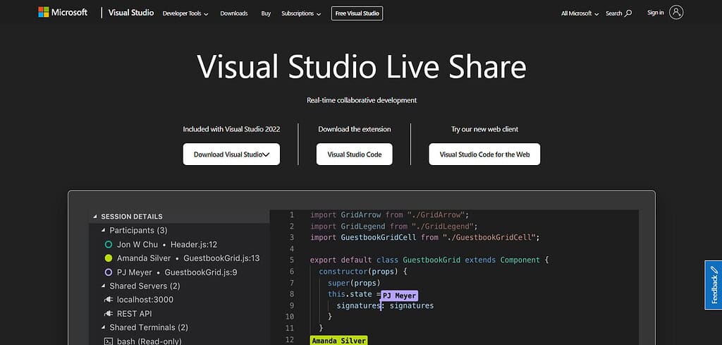 Visual Studio Live Shar e Best Software For Coding