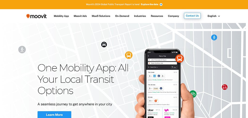 Moovit MaaS Best Software For Bus Operation