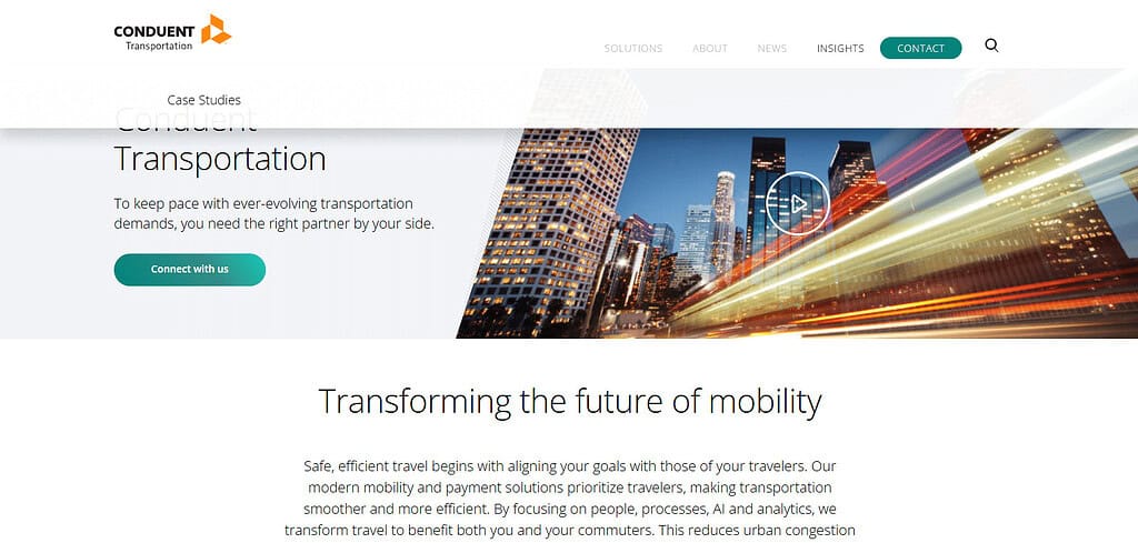 Conduent Transportation Best Software For Bus Operation