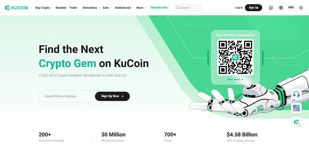 KuCoin Best Ai Crypto Exchange In 2025