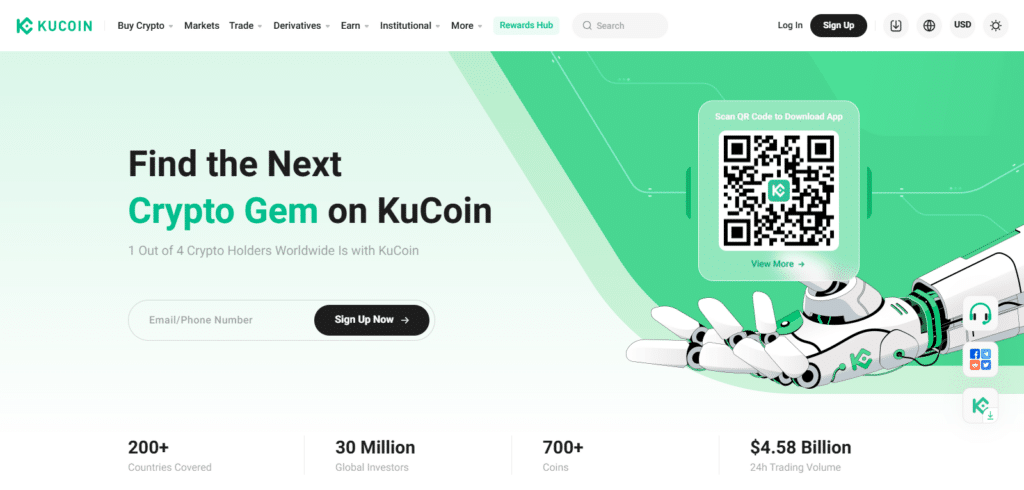 KuCoin Best Ai Crypto Exchange In 2025
