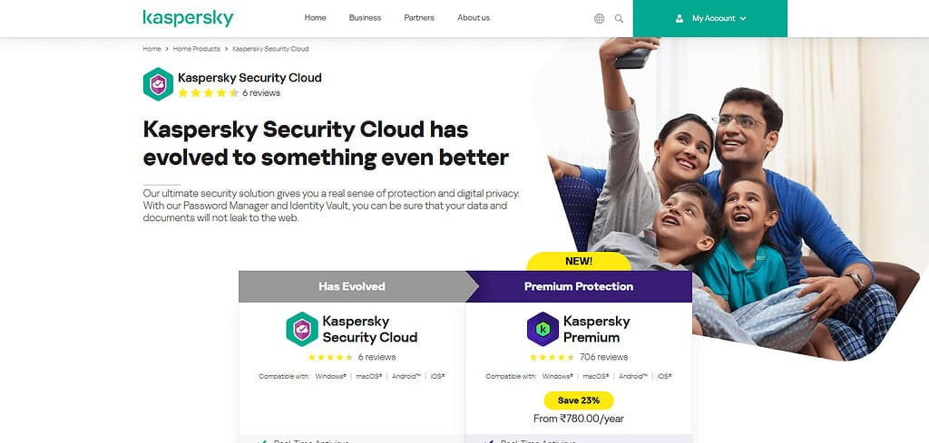 Kaspersky Security Cloud Best AI Antivirus Apps for iPhone