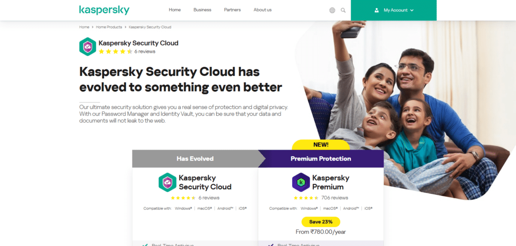 Kaspersky Security Cloud Best AI Antivirus Apps for iPhone