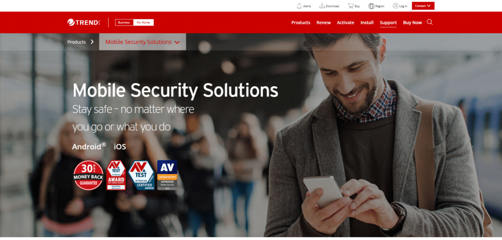 Trend Micro Mobile Security Best AI Antivirus Apps for iPhone