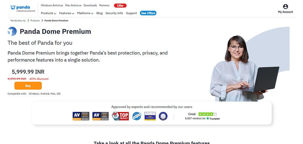 Panda Dome Premium Best AI Antivirus Apps for iPhone