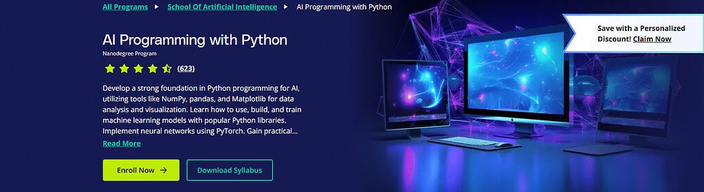 AI Programming with Python by Udacity