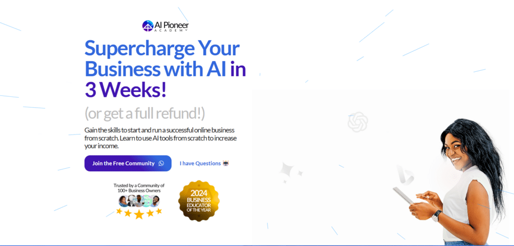 Pioneer AI Academy Best Ai Training School