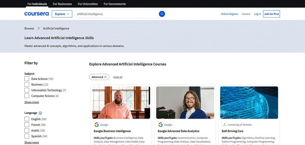Advanced AI Training Best Ai Training School